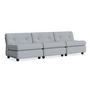 HAY - Amanta 3 seater sofa, frost blue / blue-grey (Naveli 723)