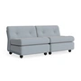 HAY - Amanta 2-seater sofa, frost blue / blue-grey (Naveli 723)