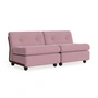 HAY - Amanta 2 seater sofa, burgundy red / red ( HAY Yuma 1851)