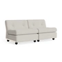 HAY - Amanta 2-seater sofa, cream beige / light gray ( HAY Story 102)