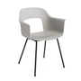 HAY - Layout 211 Armchair, black / sky grey (plastic glides)