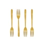 Nicolas Vahé - Cake Cake fork, antique gold finish (set of 4)