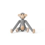 Kay Bojesen - Wooden monkey mini, gray