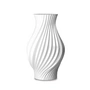 Lyngby Porcelæn - Twist vase H 25 cm, white