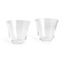 HAY - Curve Glass tumbler, small, clear (set of 2)