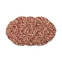 HAY - Coco Doormat, swirl, bordeaux / off-white