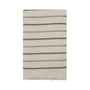 Meraki - True Towel, 70 x 140 cm, off-white / black