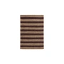 House Doctor - Block Rug, 130 x 85 cm, natural / brown