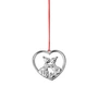 Rosendahl - Kissing Elves pendant H 6.5 cm, silver