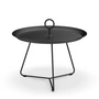 HOUE - EYELET Side table, Ø 57.5 cm, black