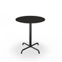 HOUE - Pico garden table, Ø 64 cm, 4-star frame, black