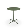HOUE - Pico garden table, Ø 64 cm, 4-star frame, olive green