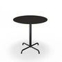 HOUE - Pico garden table, Ø 74 cm, 4-star frame, black