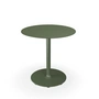 HOUE - Pico garden table, Ø 74 cm, round frame, olive green