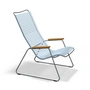 HOUE - CLICK Outdoor Lounge Chair, dusty light blue