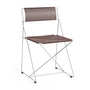 HAY - X-Line Chair, outdoor, hot-dip galvanized / iron red