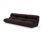 & Tradition - Hi Lo 3-seater sofa, configuration C, brown (fabric Kvadrat Vidar 0386)