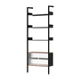 & Tradition - Rombe IF3 shelf with cupboard unit, shelves anthracite / walnut veneer