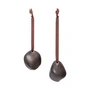 Ferm Living - Bellure Christmas bauble, rustic bronze (set of 2)