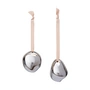 Ferm Living - Bellure Christmas bauble, silver (set of 2)