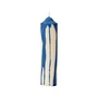 Ferm Living - Dryp Block candle, H 20 cm, white / deep blue