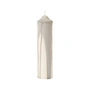 Ferm Living - Dryp Block candle, H 20 cm, white / warm gray