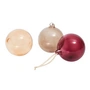 Ferm Living - Glass Baubles Christmas bauble, L, translucent pink (set of 3)