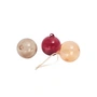 Ferm Living - Glass Baubles Christmas bauble, M, translucent pink (set of 3)