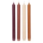 Ferm Living - Pure Stick candles, roseate blend (set of 4)