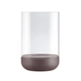 Blomus - Calma Lantern, Ø 15 cm, clear / cedar wood