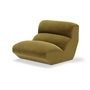 & Tradition - Hi Lo AV54 single module, armchair, green (fabric Kvadrat Mylla 0971)