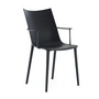 Kartell - H.H.H. armchair, black / matt