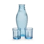 Serax - Fish & Fish Set carafe + 2 glasses M, blue
