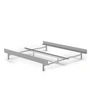 Moebe - Extendable bed 90-180 cm, 29 cm / low, stainless steel