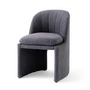 & Tradition - Loafer SC106 Dining Chair, gray (fabric Kvadrat Cifrado 0771)