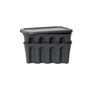 Ferm Living - Paper Pulp Storage box, small, charcoal (set of 2)