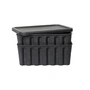 Ferm Living - Paper Pulp Storage box, large, charcoal (set of 2)