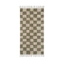 Ferm Living - Mara children's rug, 150 x 80 cm, elm green / warm sand
