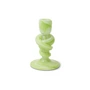 HKliving - Knotted Candle holder medium, green