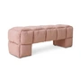 HKliving - Puffy Lobby Bench, 140 cm, blush