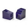 Serax - Silos Candle holder, blue (set of 2)