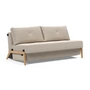 Innovation Living - Cubed 160 Sofa bed, 103 x 165 cm, oak / sand (612 Blida )