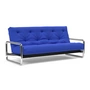 Innovation Living - Lomira Classic Sofa bed, incl. Nordic mattress, 140 x 200 (512 Elegance Ultramarine)