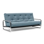 Innovation Living - Lomira Classic Sofa bed, incl. Nordic mattress, 140 x 200 (525 Mixed Dance Light Blue)