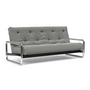 Innovation Living - Lomira Classic Sofa bed, incl. Nordic mattress, 140 x 200 cm (533 Boucle Ash Grey)