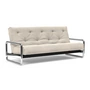 Innovation Living - Lomira Classic Sofa bed, incl. Nordic mattress, 140 x 200 (594 Corduroy Ivory)
