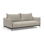 Innovation Living - Malloy sofa bed, 225 x 110 cm, natural (579 Kenya Gravel )