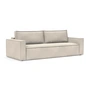 Innovation Living - Newilla sofa bed, 110 x 246 cm, ivory (595 Corduroy )