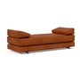 Innovation Living - Sigmund Indu sofa bed, 200 x 84 cm, burnt orange (595 Corduroy)