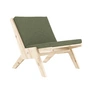 Karup Design - Sway Lounge Chair with seat cushion, natural pine / evergreen